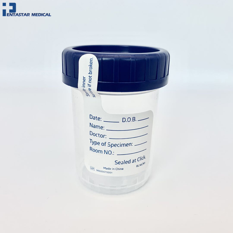 Medical urine cups plastic disposable urine container cup
