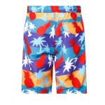 Breathable Polyester Striped Plus Size Surf Shorts