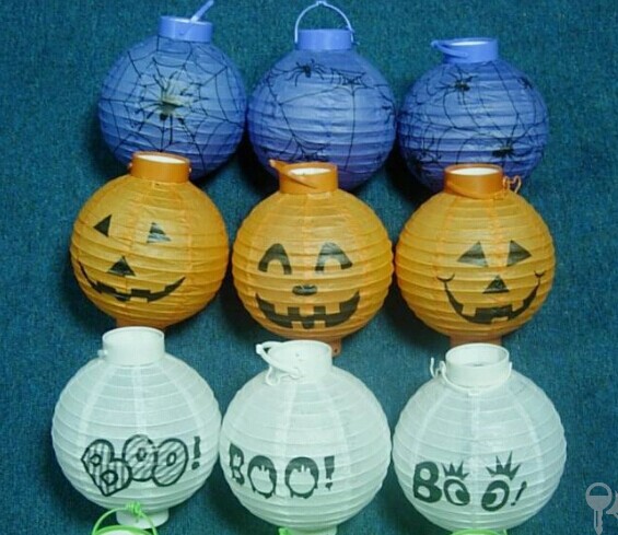 Pure manual section paper lantern of Ireland Halloween decorations