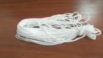 Eco Friendly Round Stretchy Elastic String Cotton Material High Tenacity