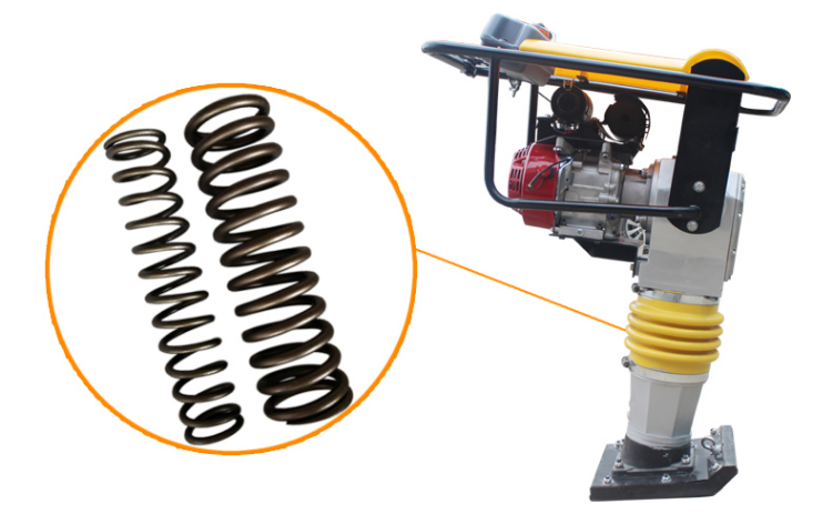 Manual Tamping Rammer Earth Rammer with 80 kg Compaction Force and Honda GX160 Engine