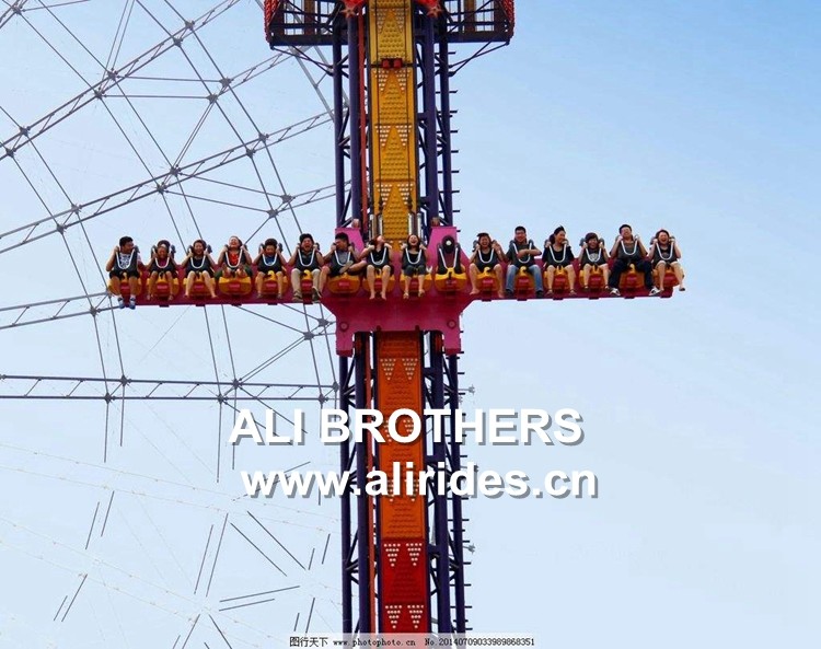 Mechanical amusement jumping frog rides/Fiberglass ride amusement jumping frog/park popular sky drop