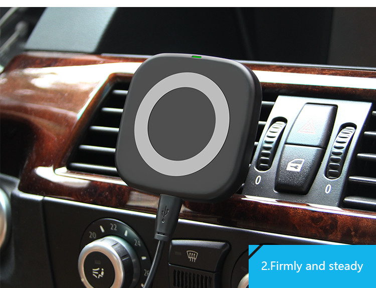 WIRELESS CAR CHARGER Magnetic QI car mount wireless charger for SAMSUNG iPhone any mobile phone 10W fast charging