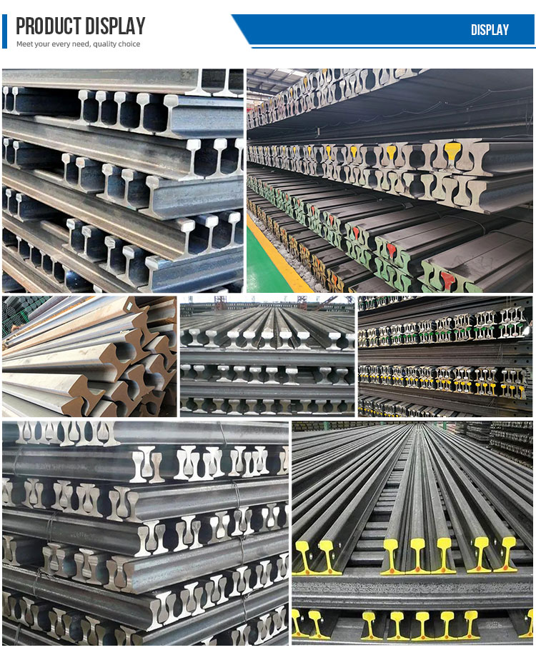 15kg 22kg 30kg 40kg 9-25m Light Steel Rail Railroad Steel Rail South African Standard