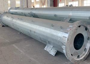 China Q460 Steel Hot Dip Galvanized 110kv Polygonal Pole wholesale