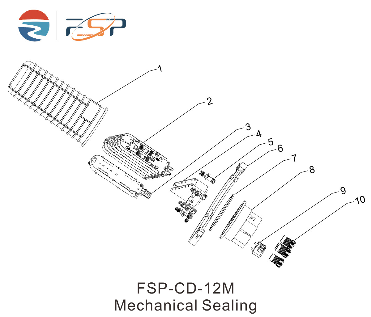 288 Cores Fiber Optic Splice Closure Junction Box for Versatile FTTX Applications