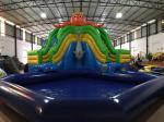 Octopus Large 0.55mm Inflatable Bounce House Water Slide