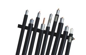 China RF Coaxial Cable 500 Low Loss , Tinned Copper Braided 50 Ohm Cable for Mobile Antenna wholesale