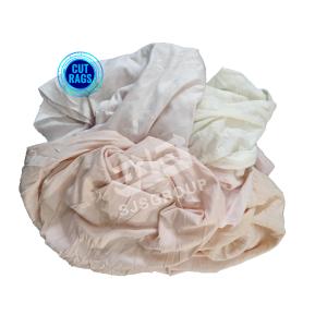 China Light Color Mixed T Shirt Rags Cotton Cloth Cutting Clips Industrial Cleaning Wiping Rags wholesale