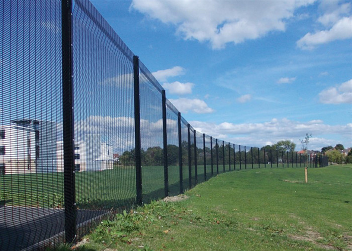 Galvanized / Powder Coated 358 Security Fencing For Garden 3" × 0.5"