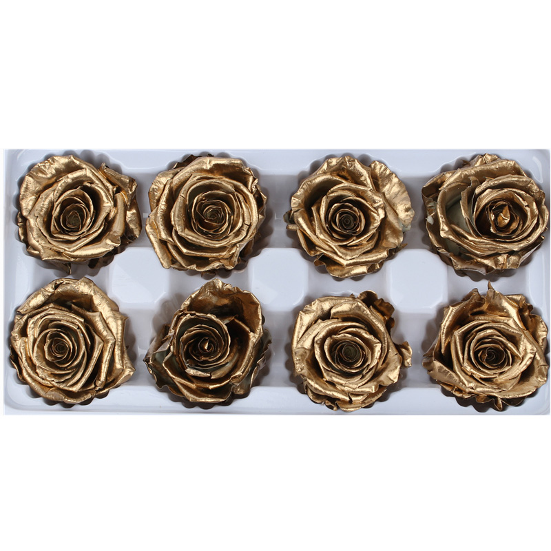 4-5cm Preserved Rose Heads Gorgeous Flower Color Easy Matching Other Colors