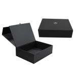 Book Shape Rigid Collapsible Box Magnetic Lid Luxury Folded Paper Gift Box