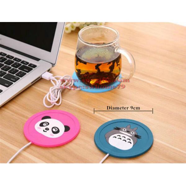 New Cartoon 5V USB Warmer Silicone Heat Heater for Milk Tea Coffee Mug Hot Drinks Beverage Cup Mat Pad best gift