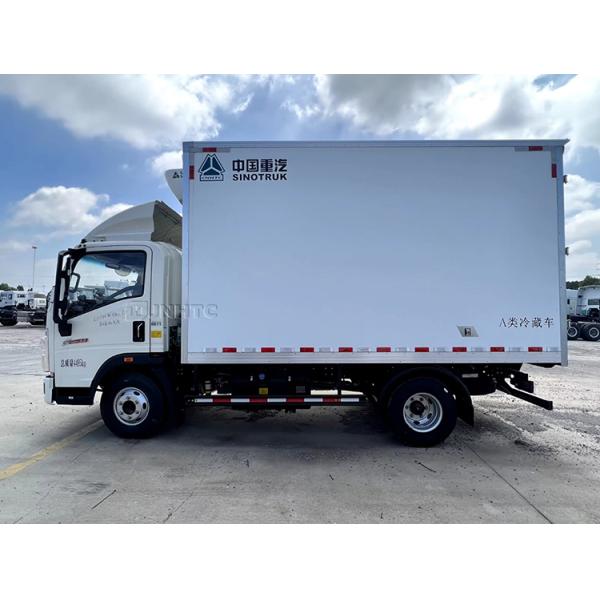 New HOWO Refrigerator Truck 3t 4t 5t 4x2 Light Food Truck Refrigerator Trucks Factory Latest