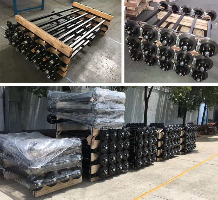 Light Trailer Stub Hub Spindle Axle Trailer Parts for Enhanced Trailer Performance