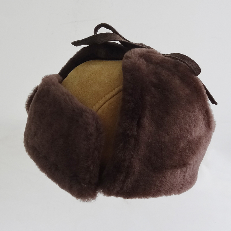 Breathable Children Fur Hat , Warm Genuine Fur Trapper Hat Plush Style