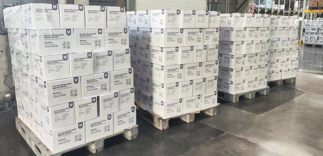 Food Industrial Protective Disposable Nitrile Exam Gloves No Latex Powder Free