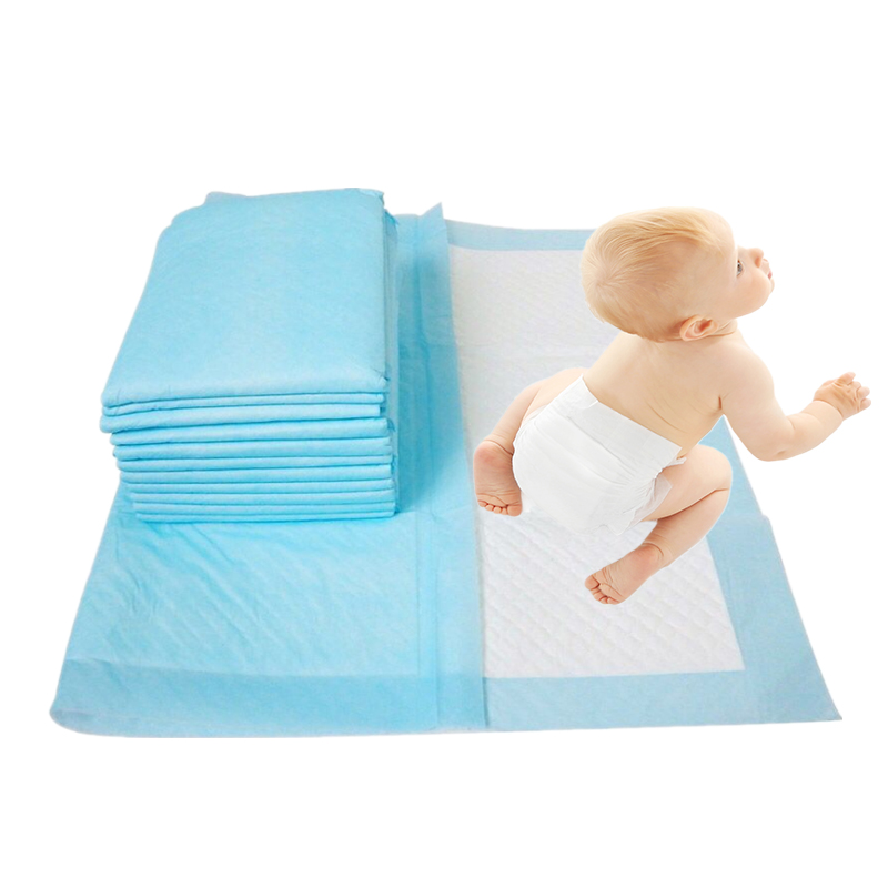 Nursing Under Pad Blue Super Absorbent Disposable Bed Pads for Incontinence Management