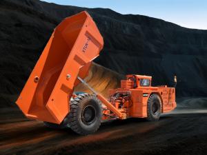 China VOLVO Engine DERUI 12 Tons Underground Mining Truck / Dump Truck wholesale