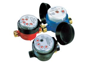 China Plastic Dry Dial Domestic Water Meter Single-Jet For Resident LXSC wholesale