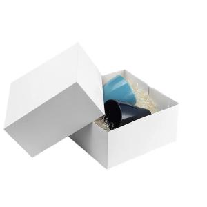 China White Square Cardboard Gift Packaging Box Kraft Paper Packaging wholesale