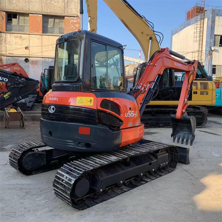 Japan Mini Crawler Kubota U55 U55-5 Uesd Excavator in Shanghai with and Kubota Engine