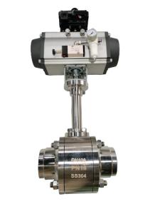 China LNG LO2 LAr2 DN100 PN16 Ball Cryogenic Pneumatic Valve wholesale