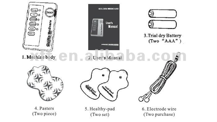 Portable 2 Ways Low frequency Electronic Body Massager