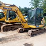 komatsu mini crawler excavator PC56 Used digger KOMATSU PC56 Komatsu Excavator
