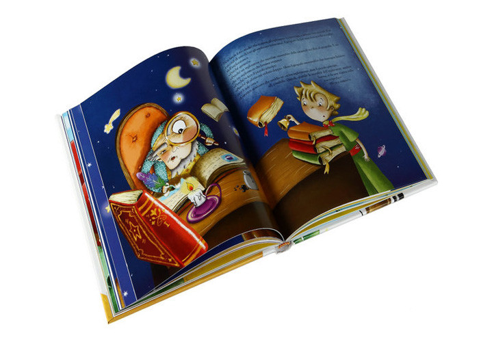 Cartoon Comic Childrens Book Printing Paper / Paperboard Material Sewing Binding