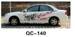 Custom Car Body Sticker QC-140G / Nontoxic Car Decoration