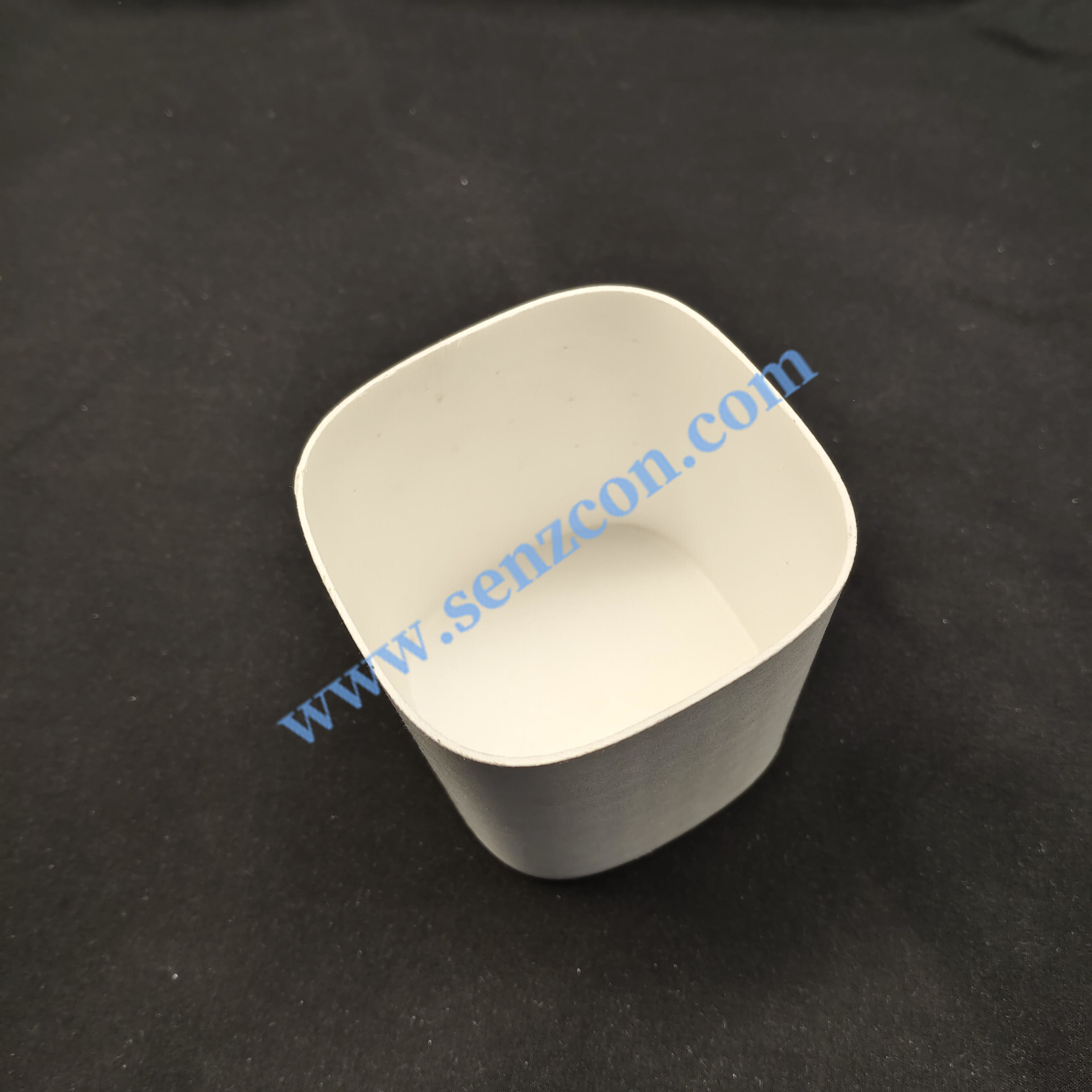 OEM tea products from a Ningbo factory. The packaging is made of white sugarcane pulp through wet pressing in the pulp molding process. It is