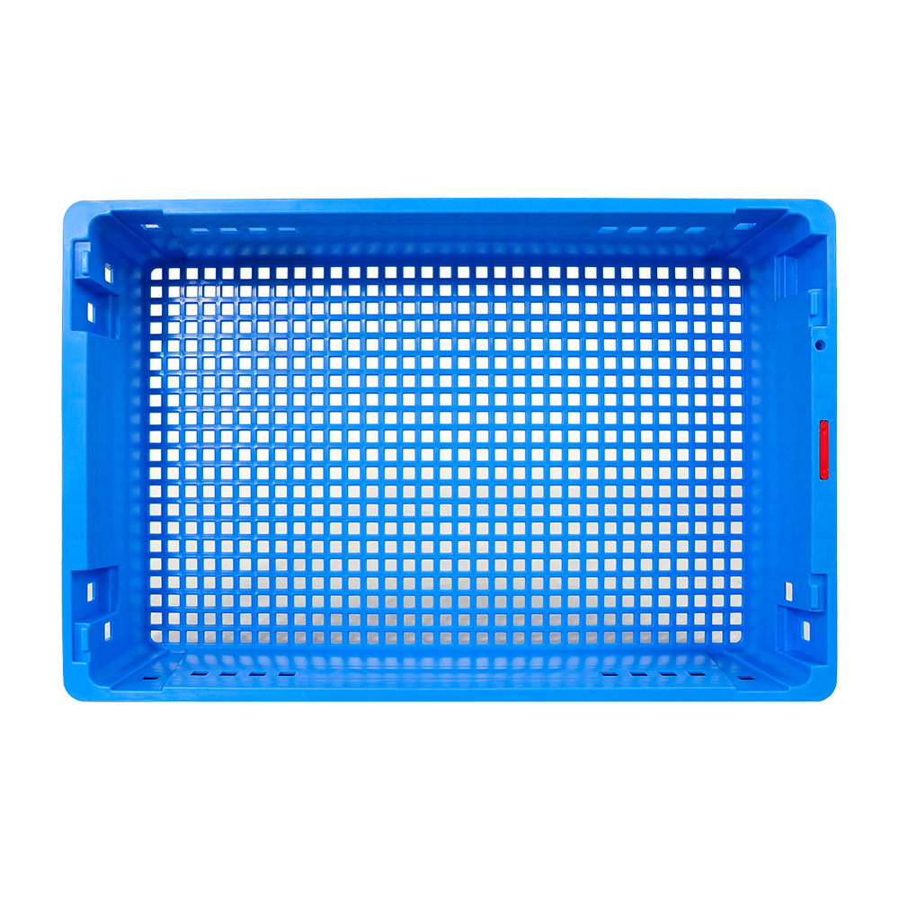 Customized Logo Mesh Bread Turnover Crate for Supermarket Plastic Mesh Container