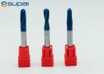 4 6mm Ball Nose End Mill For Wood Steel AlTiN / NACO / TiAlN / TiSiN Coating