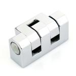 Zinc Alloy 180 Degree Electrical Cabinet Hinge Chrome Plated Finsh