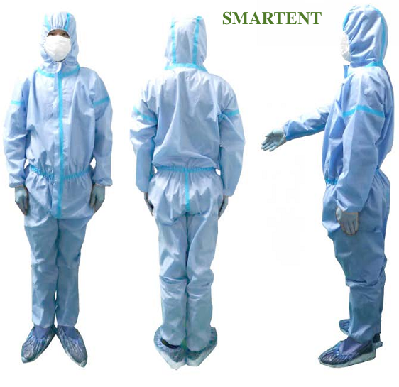 Bonded Fabric One Size Fit Full Body Disposable Coveralls