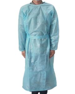 China Antibacterial CPE Gown , Fluid Resistant Disposable Protective Wear wholesale