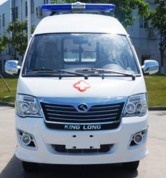 Jinlong Medical Emergency Ambulance Gasoline 7 Seats 4×2