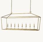 E12 / Candelabra Crystal Candle Vintage Farmhouse Chandelier 110V-220V