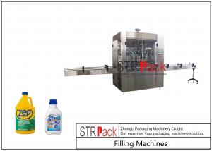 China Anti Corrosive Automatic Liquid Filling Machine For Bottle Detergent Bleach Floor Cleaner wholesale