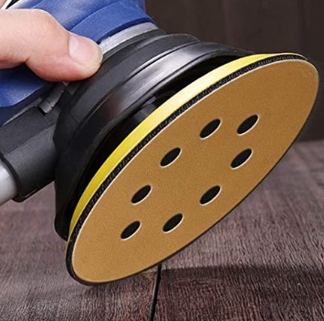 Gold Hook & Loop Sanding Discs 5" 8 Hole-50 Pack diverse sizes and grits