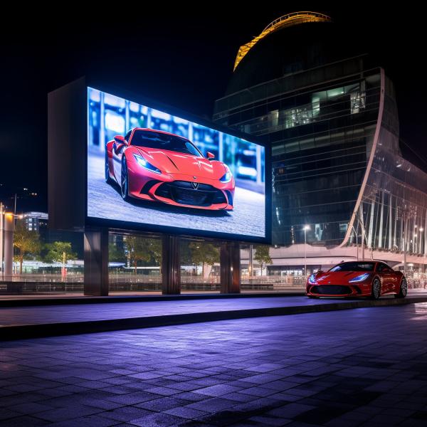 Full Color Nation Economic Waterproof P3.91 500*1000*90MM Outdoor LED Display
