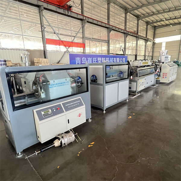 Cable Protection Spiral Pipe Machine , HDPE Spiral Pipe Production Line