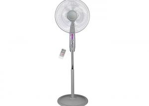 China Adjustable Height Electric Floor Standing Fan 16 45W 180 Degree Oscillation 220V AC wholesale