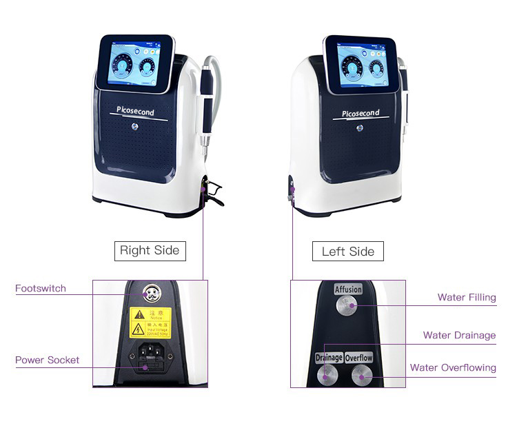 Best Portable Laser Q Switch ND YAG Laser Tattoo Removal karbon peeling Machine for sale