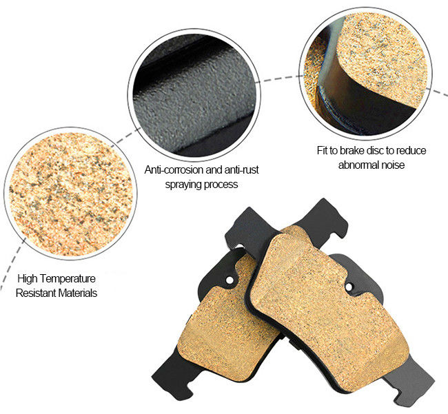 Rustproof Carbon Fiber Ceramic Brake Pads Mercedes Benz Brake Pads TUV
