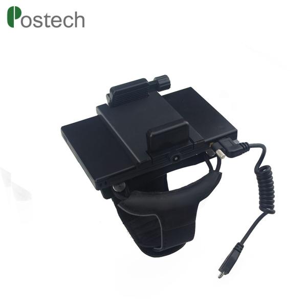 Data Wearable Terminal Genuine Leather Metarial 3200mah Battery Stand USB