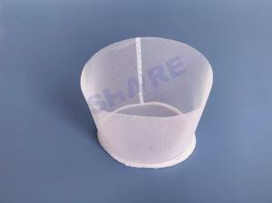 China 160 Micron White Monofilament Nylon Mesh 53% Open Area wholesale