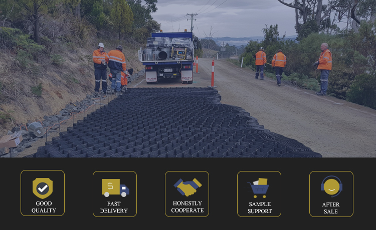 Light Material Geocell for Stable Anti-Skid and Higher Driveway Gravel Stabilization