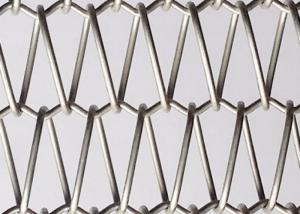 China 7.5mm Spiral 316 Stainless Steel Mesh Screen Metal Mesh Belts Solar Management wholesale